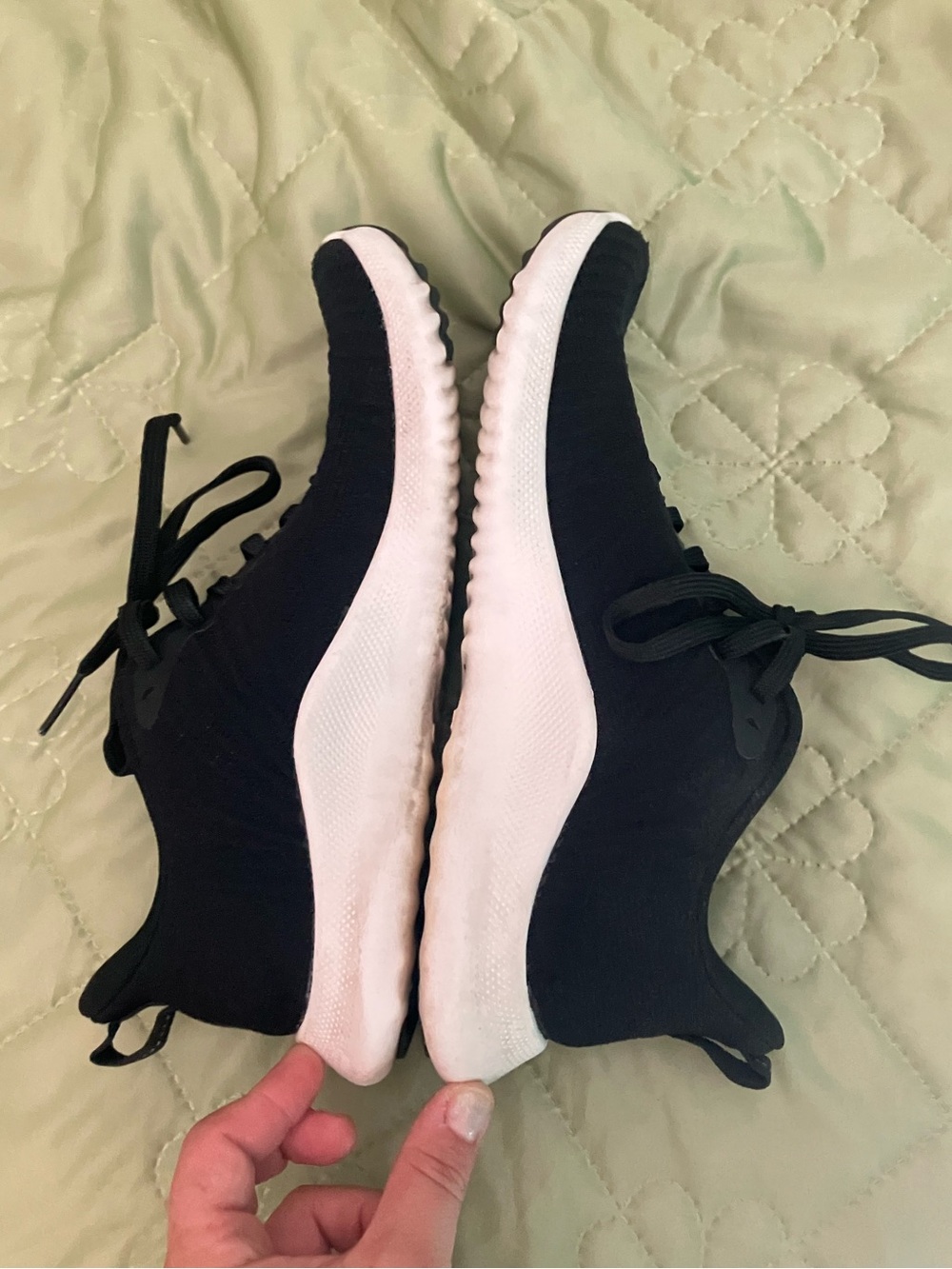 Black Athletic Sneaker. High arch orthopedic